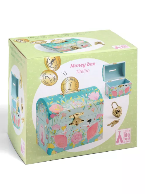 Djeco Little Big room Persely Balerina kincsesláda - Ballerina FSC MIX