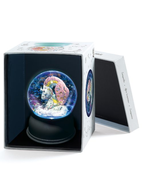 Djeco Jelzőfény Unikornis csillámgömbje - Unicornis