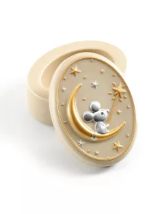   Djeco Little Big room Tejfogtároló doboz Pasztell színekben - Pastel toothbox