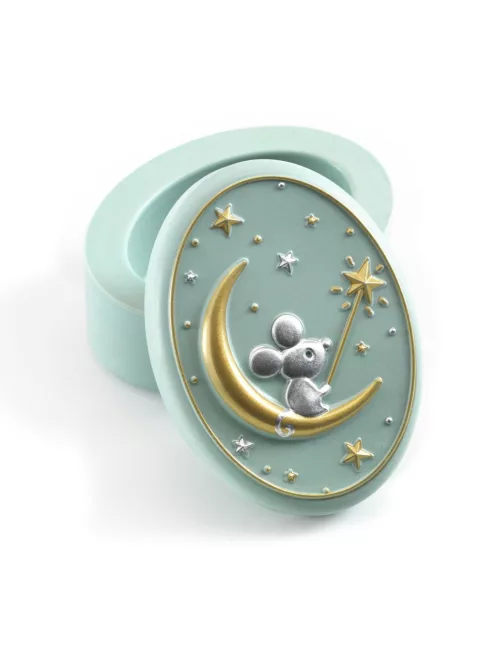Djeco Little Big room Tejfogtároló doboz Pasztell színekben - Pastel toothbox