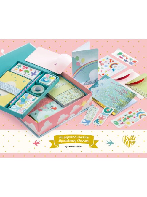 Djeco Irodaszer készlet Sári doboza - Charlotte box set