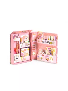   Djeco Irodaszeres bőrönd Tina kisszekrénye - Tinou stationery cabinet