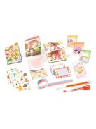 Djeco Irodaszeres bőrönd Tina kisszekrénye - Tinou stationery cabinet