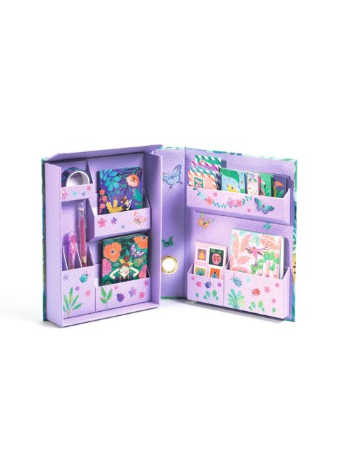 Djeco Irodaszeres bőrönd Marcsi kisszekrénye - Marie stationery cabinet