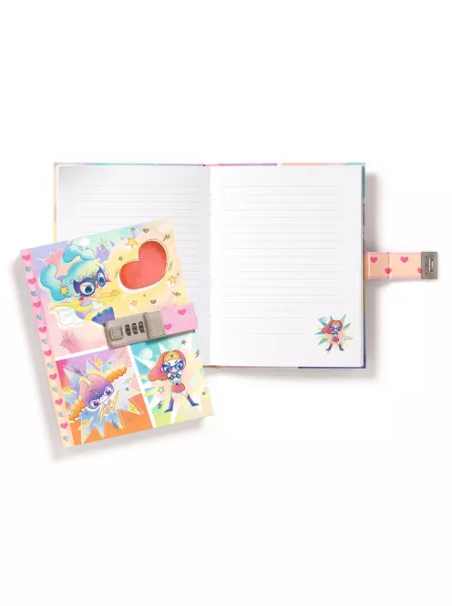 Djeco Lovely Paper Titkos napló kódzárral Lam - Diary code Lam