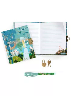   Djeco Lovely Paper Titkos napló A/6, varázstollal - Charlotte little secret notebook magic marker