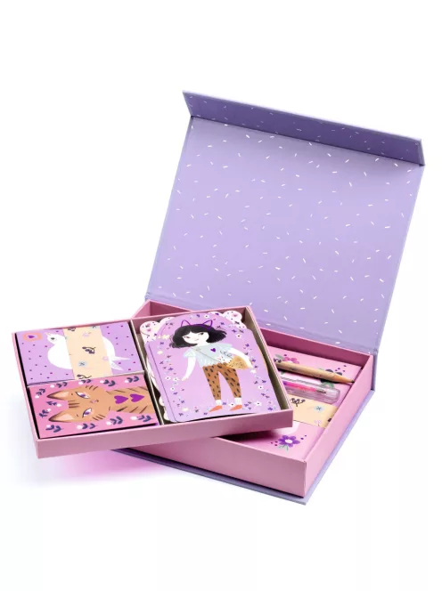 Djeco Lovely Paper Levelező készlet - Lucille correspondence box