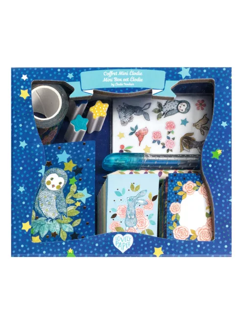 Djeco Lovely Paper Irodaszer mini készlet - Mini Elodie box