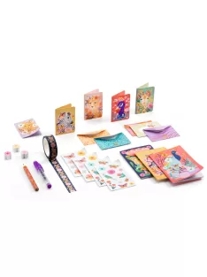 Djeco Lovely Paper Irodaszer mini készlet - Mini Kendra box
