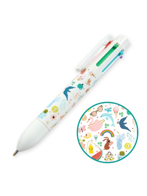 Djeco 6 színű golyóstoll - Tinou