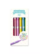 Djeco Lovely Paper Kontúrtoll készlet Ezüst 6 db-os - 6 silver outline pens