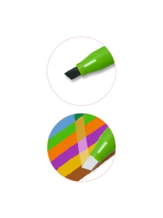   Djeco Mágikus filctolkészlet 6 db színváltó filctoll - Multicolored magic markers