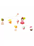 Djeco Little Big room Szélmobil függődísz Édességek - Sweets