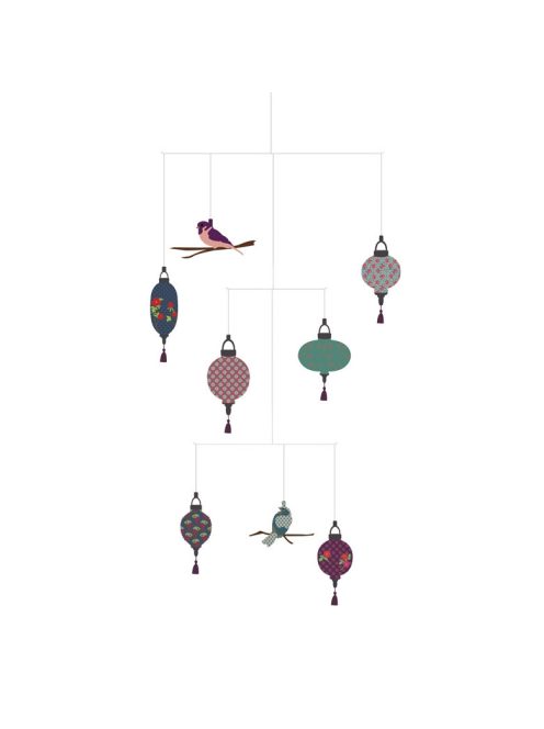 Djeco Little Big room Szélmobil függődísz Lampionok - Lanterns (FSC)