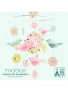 Djeco Little Big room Szélmobil föggődísz Tavaszi madárkák - Spring Birds