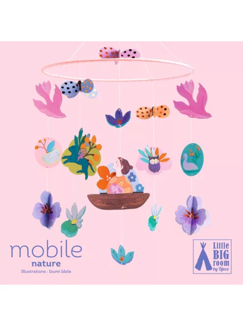 Djeco Little Big room Szélmobil föggődísz Természet - Nature