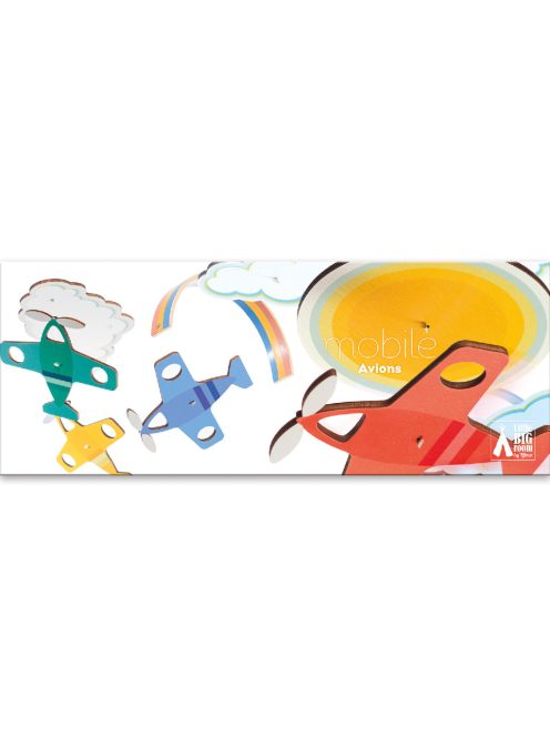 Djeco Little Big room Szélmobil függődísz Repülők - Planes