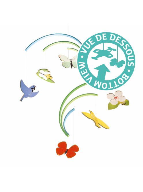 Djeco Little Big room Szélmobil függődísz Tavasz - Spring