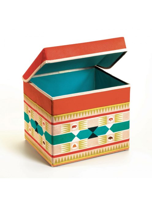 Djeco Játéktároló ülőke - Indián - Teepee toy box