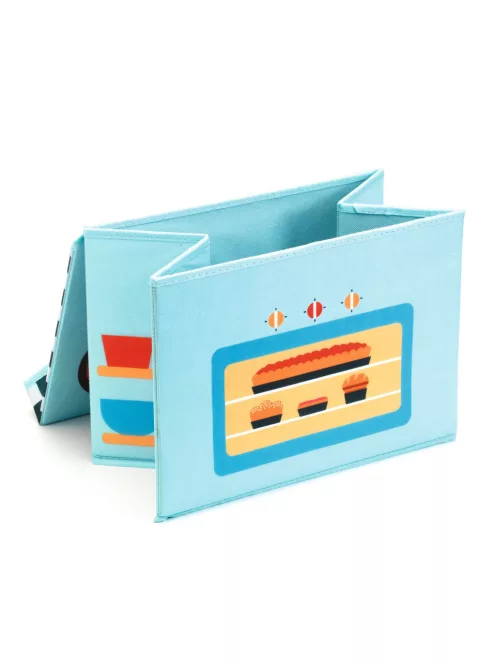 Djeco Little Big room Játéktároló ülőke Játék tűzhely - Cooker