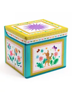   Djeco Little Big room Játéktároló ülőke Tavaszi hangulat - Caravan