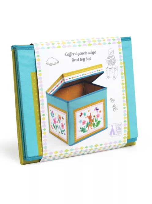 Djeco Little Big room Játéktároló ülőke Tavaszi hangulat - Caravan