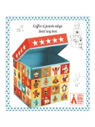 Djeco Little Big room Játéktároló ülőke Csillagok - Stars