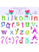 Djeco Little Big room Falmatrica Betűkészlet lányoknak - Girls alphabet