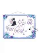 Djeco Little Big room Mágnestábla Zebra illusztációval - Zebra board