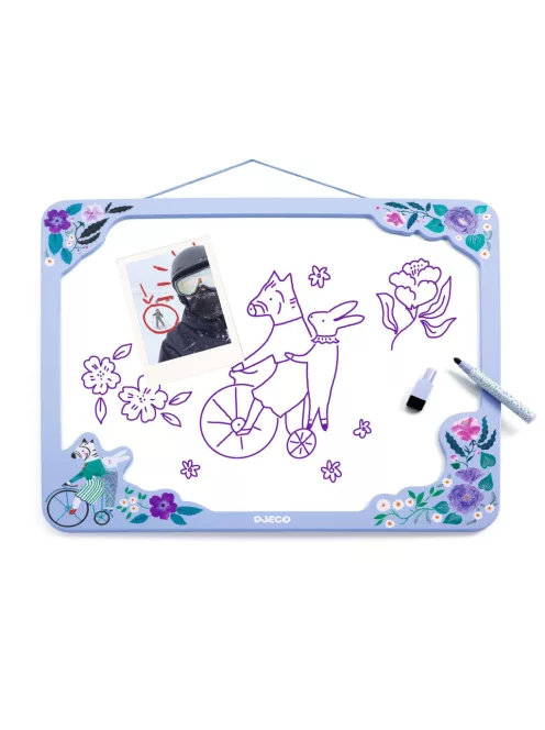 Djeco Little Big room Mágnestábla Zebra illusztációval - Zebra board