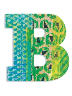 Djeco Little Big room Dekorbetű - B - Peacock letter