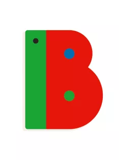Djeco Állatdekor betű - B
