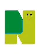Djeco Állatdekor betű - N