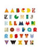 Djeco Állatdekor betű - P