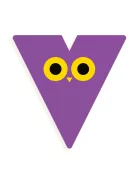 Djeco Állatdekor betű - V