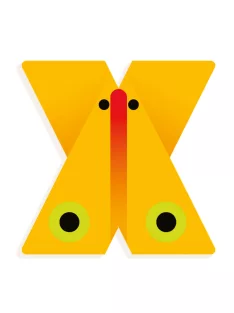 Djeco Állatdekor betű - X 