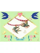 Djeco Design by Ékszerkészítő készlet Páros madarak - Bird Ribbons