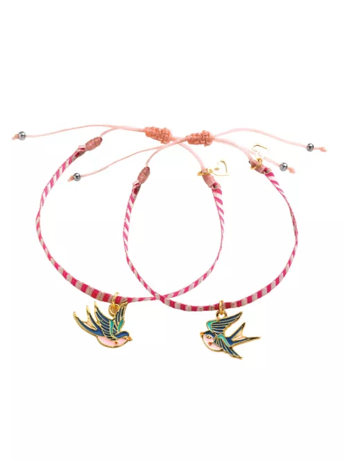 Djeco Design by Ékszerkészítő készlet Páros madarak - Bird Ribbons