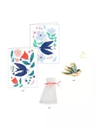 Djeco Design by Ékszerkészítő készlet Páros madarak - Bird Ribbons