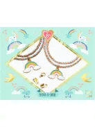 Djeco Design by Ékszerkészítő készlet Páros szivárványok - Rainbow Kumihimo