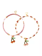 Djeco Design by Ékszerkészítő készlet Páros cseresznyék - Tila and Cherries