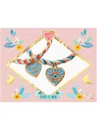 Djeco Design by Ékszerkészítő készlet Páros baráti szívek - Friendships and Hearts