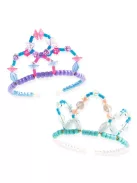 Djeco Ékszerkészítő készlet Páros tiara kék - Duo of tiaras Blue