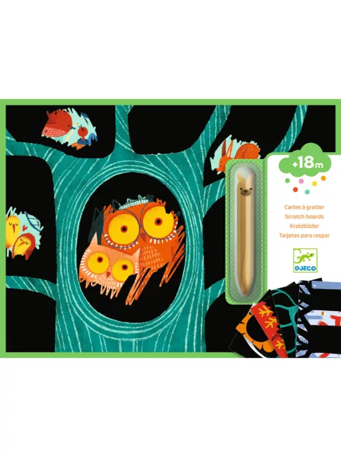 Djeco Design by Karckép technika Mesés állatok - Learning about animals