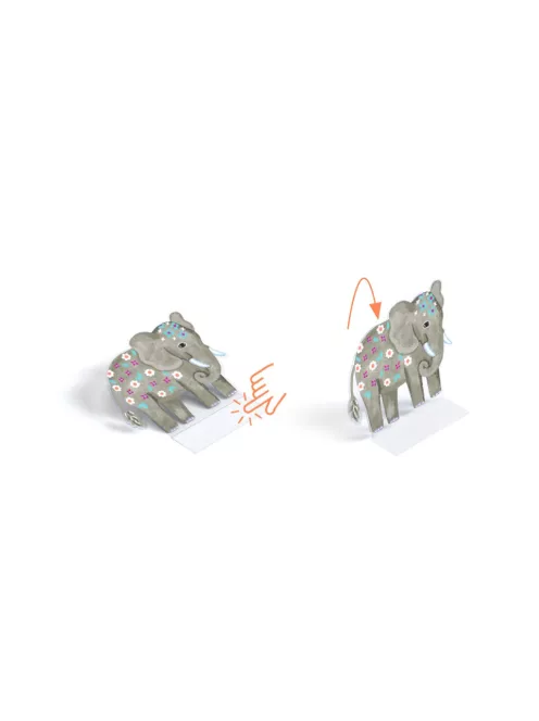 Djeco Matricázós sztorik 3D Állati élőhelyek - Lift-up stickers - Animals