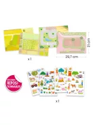 Djeco Matricázós sztorik 3D Élet vidéken - Lift-up stickers - Farm