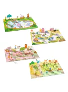 Djeco Matricázós sztorik 3D Élet vidéken - Lift-up stickers - Farm
