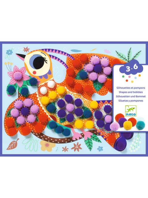 Djeco Design by Pompom-kép készítő Puha mintázatok - Assortments
