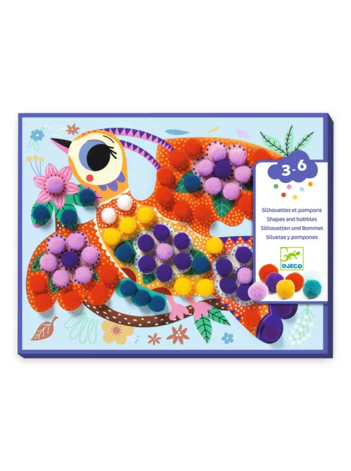 Djeco Design by Pompom-kép készítő Puha mintázatok - Assortments