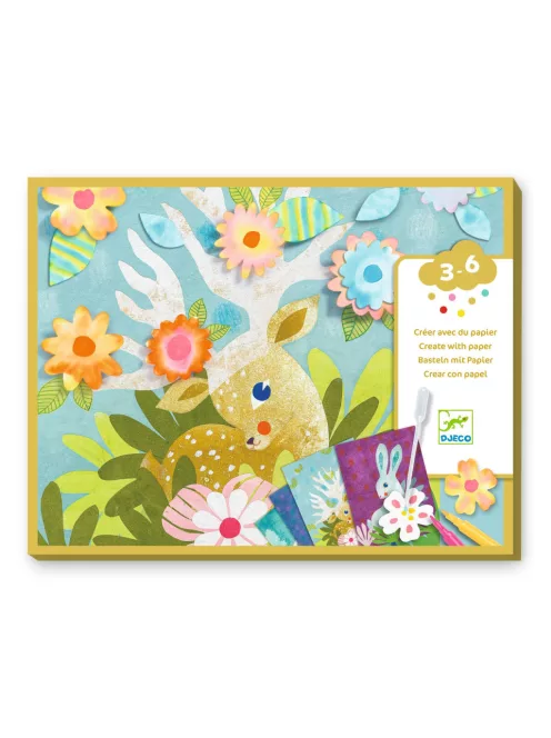 Djeco Design by Itatóspapír színező Csak kreatívan - With blotting paper